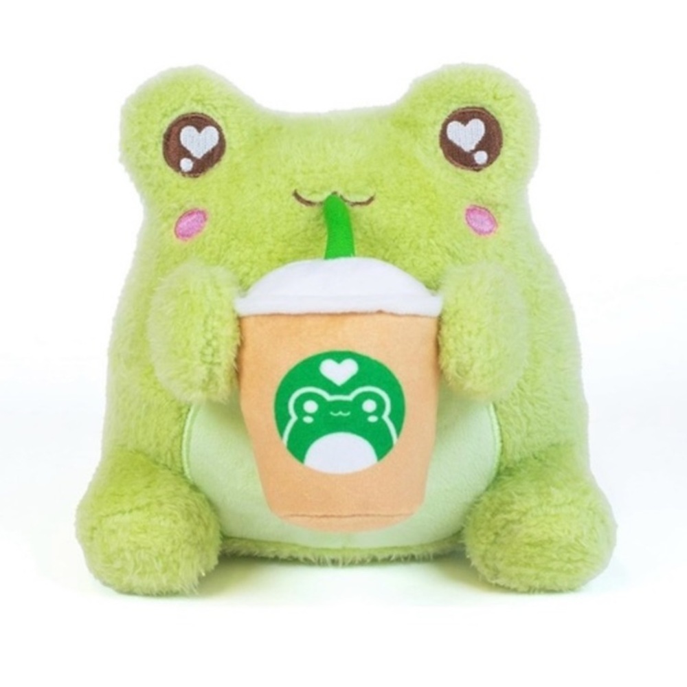 Coffee ☕️ Sippin’ Wawa Plush Frog 🐸